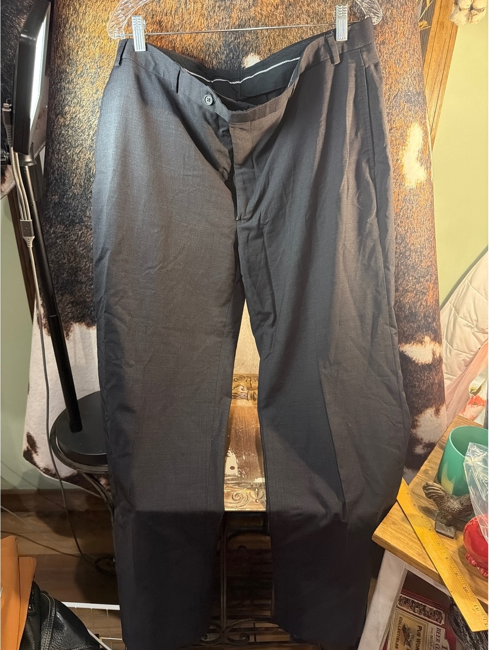 Brooks Brothers Madison Fit Black Dress Pants Size W40 L32